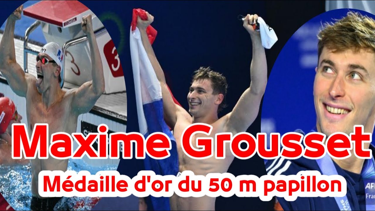 grousset vyhrává závod na 100 m motýlek na evropském šampionátu a potvrzuje svou dominanci v plavání.